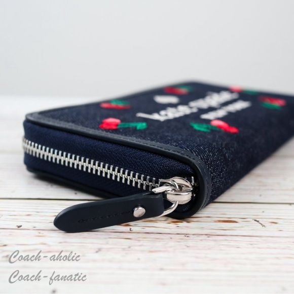 Kate Spade cherry large continental wallet - Picture 5 of 10